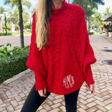 Monogram Stella Knit Poncho