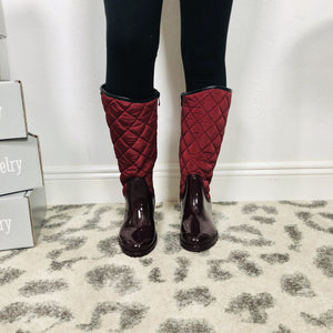 Monogram Quilted Boots