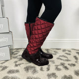 Monogram Quilted Boots