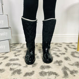 Monogram Quilted Boots